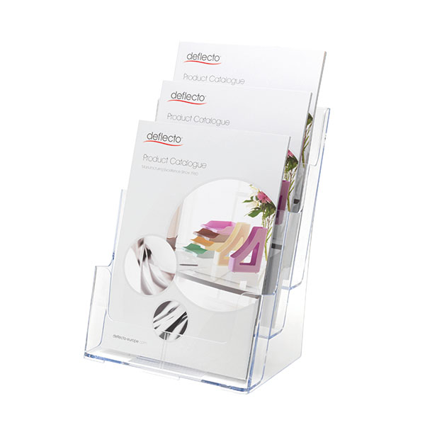 Deflecto A4 3Tier Literature Holder