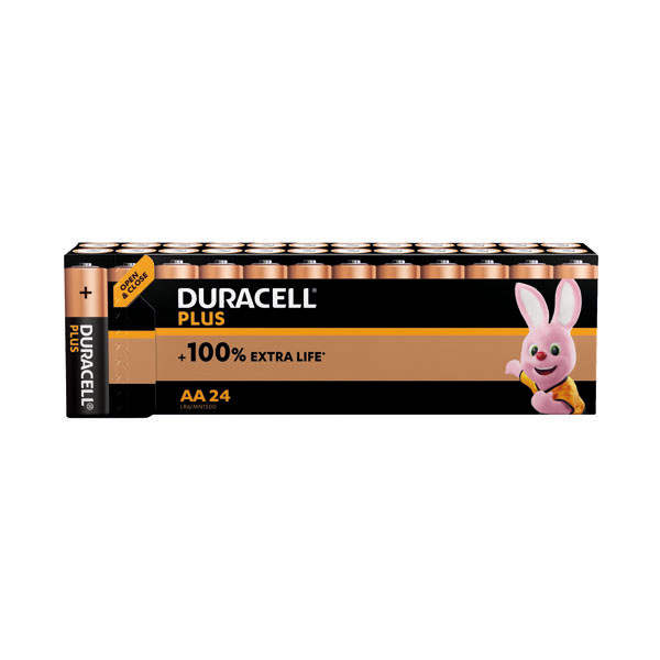 Duracell Plus AA Battery Pk24