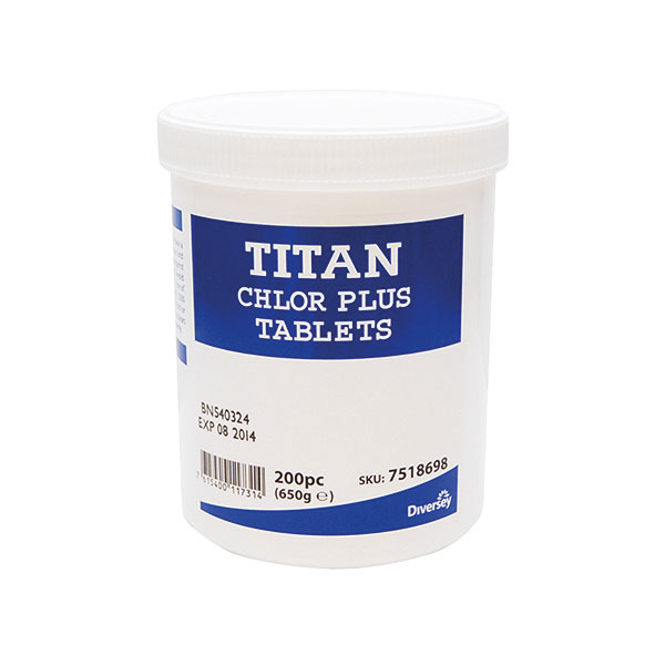 Titan + Chlorine Tabs Tub 200