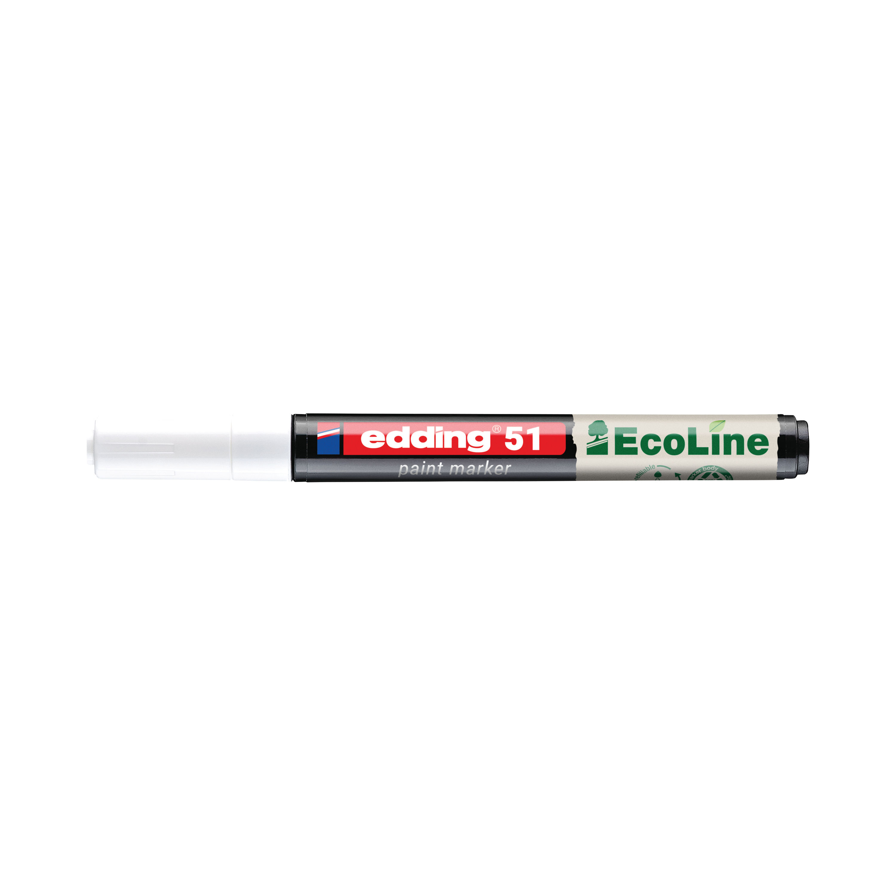 Edding E-51 Paint Marker Wht Pk10 Edding E-51 Paint Marker Wht Pk10
