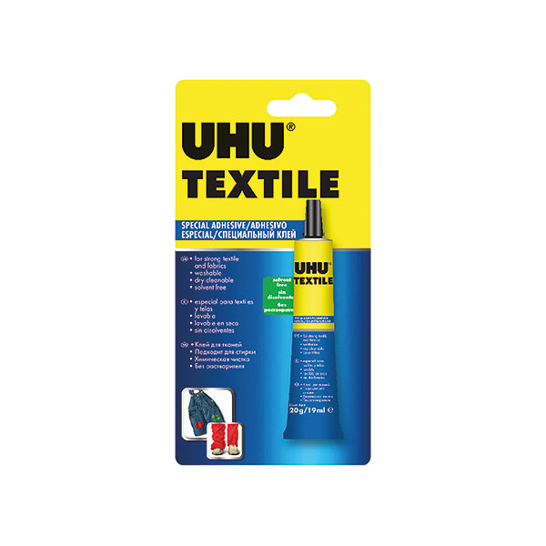 UHU 064662 Fabric Glue 19ml Blister