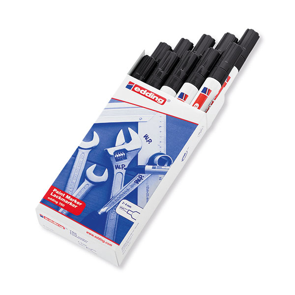 Edding Paintmarker Opq Blk 750 Pk10