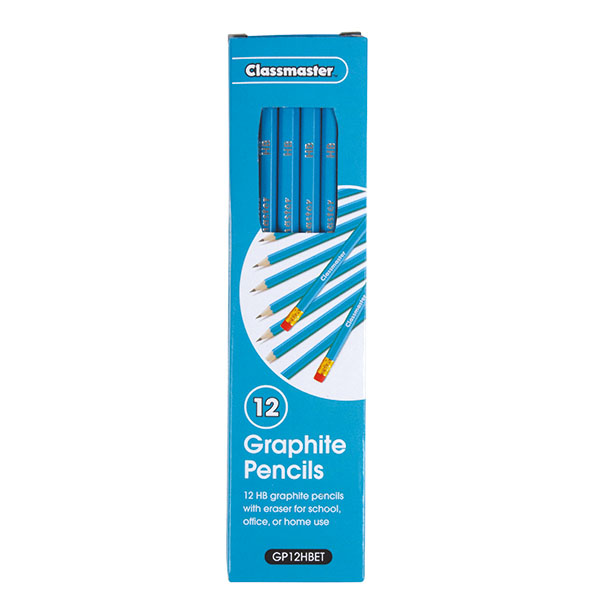 Classmaster HB Pencils Eras Tip Pk12