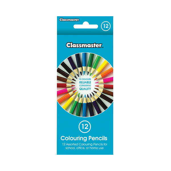 Classmstr Colouring Pencil Ast Cpw12