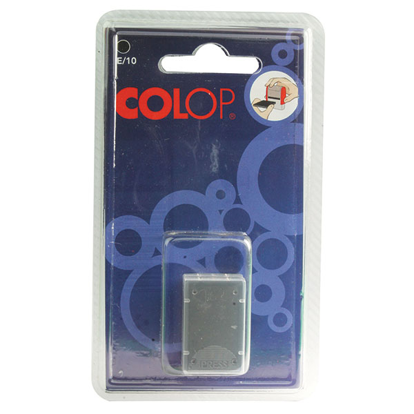 Colop E/10 Repl Pad Black E10BK Pk2