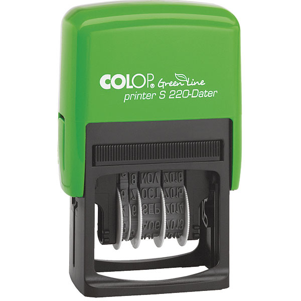 Colop S220 Green Line Date Stamp