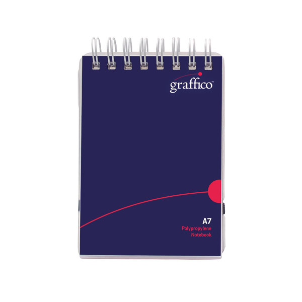 Graffico PP Wirebnd Notepad A7 140P