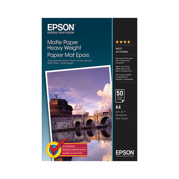 Epson Ppr A4 167gsm Hvy Wght 50 Shts