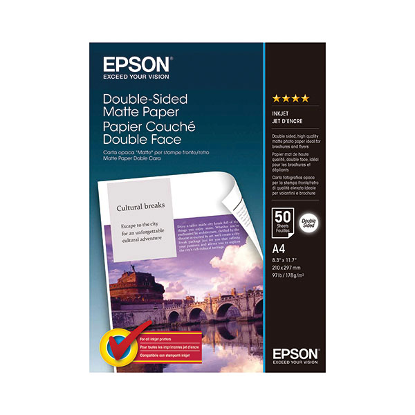 Epson Ppr A4 178gsm Matte Ppr 50Shts