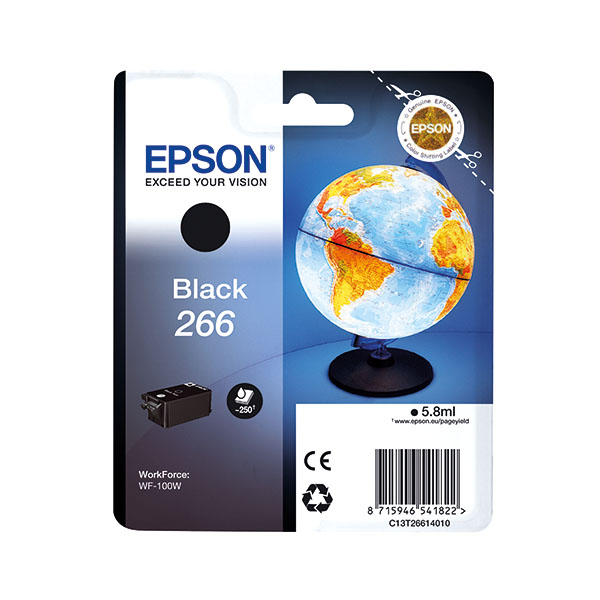 Epson 266 Ink Cartridge Globe Black
