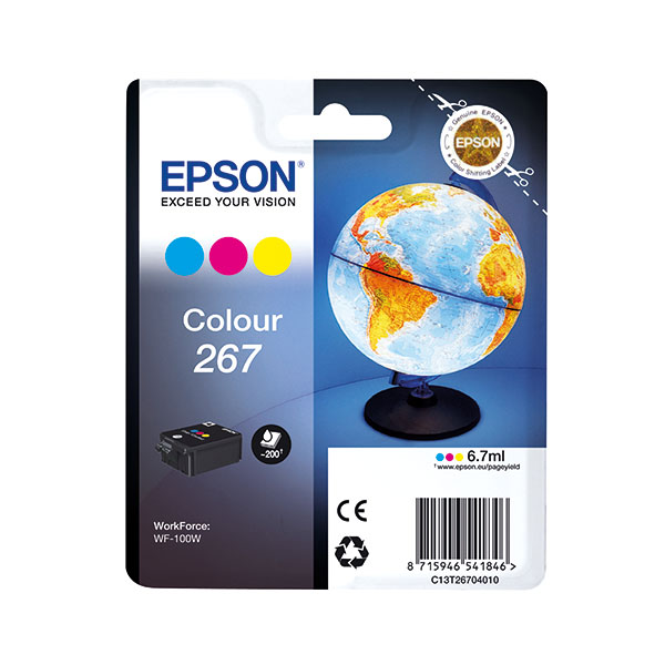 Epson 267 Ink Cart Tri-Colour CMY