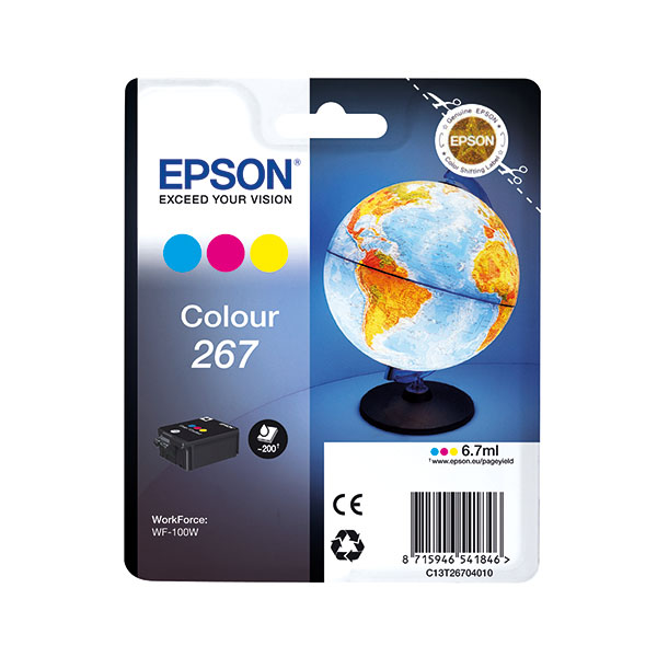 Epson 267 Ink Cart Tri-Colour CMY