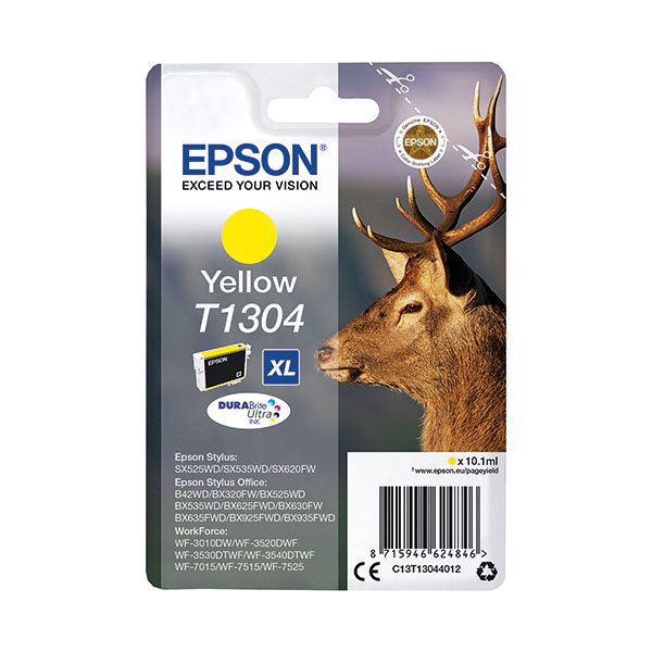 Epson T1304 Ink DURABrite XHY Ylw