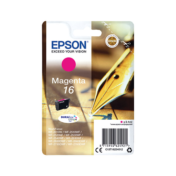 Epson 16 Inkjet Cartridge Magenta