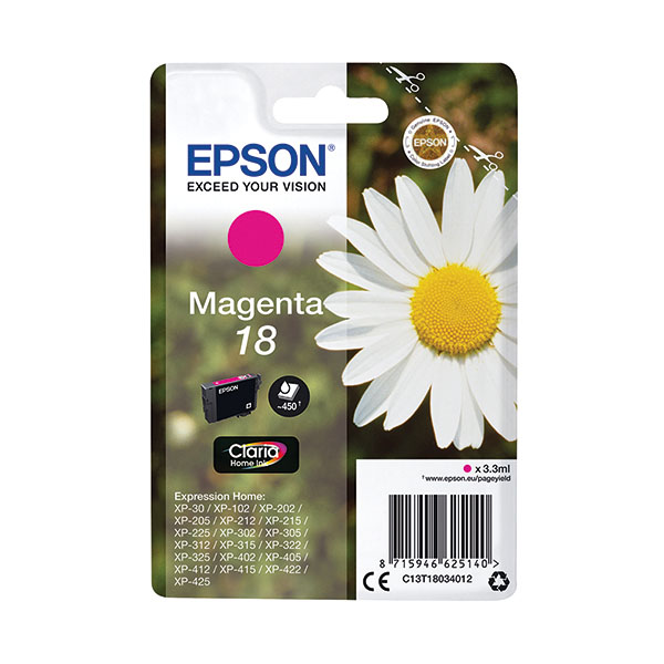 Epson 18 Home Ink Cartridge Mag