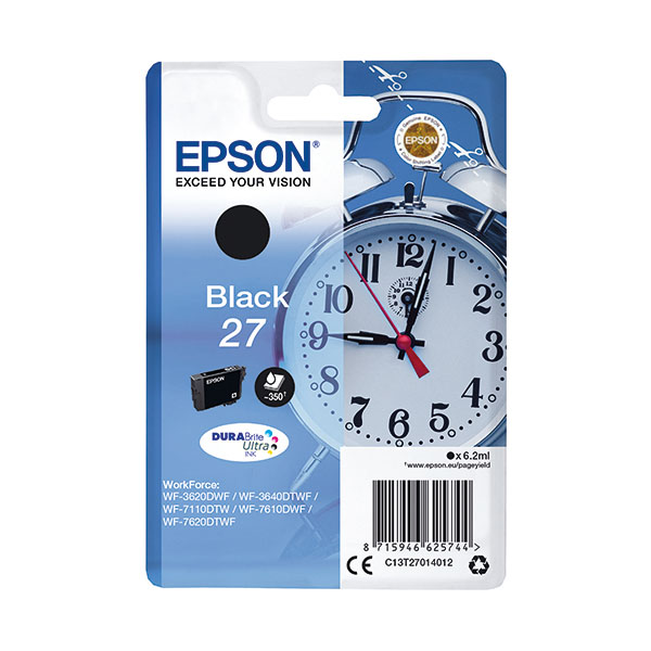 Epson 27 Inkjet Cartridge Black
