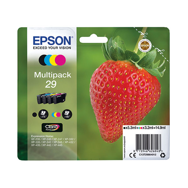 Epson 29 Ink Cartridge Multipk CMYK