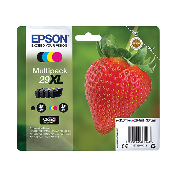 Epson 29XL Ink Cart Multipk HY CMYK