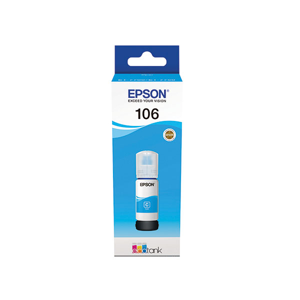 Epson 106 Ink Bottle EcoTank Cyan