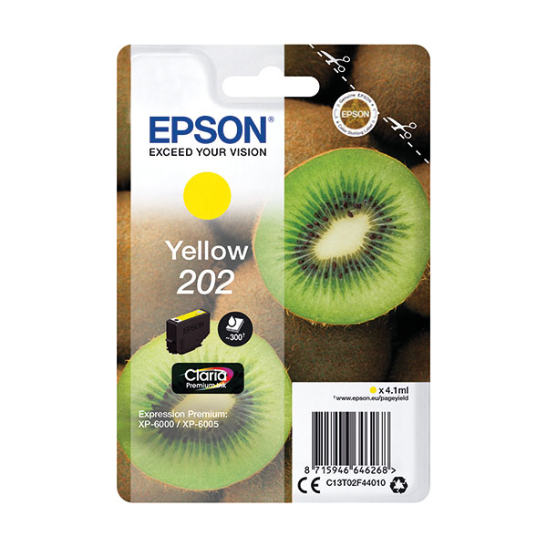 Epson 202 Ink Cartridge Yellow