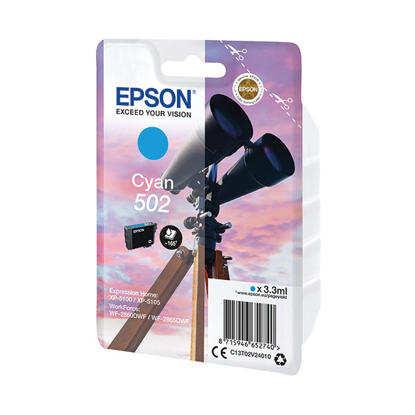 Epson 502 Ink Cartridge Cyan