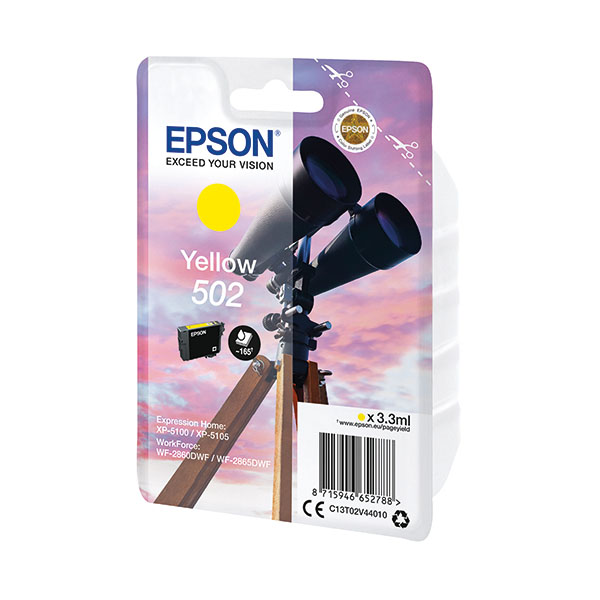 Epson 502 Ink Cartridge Yellow