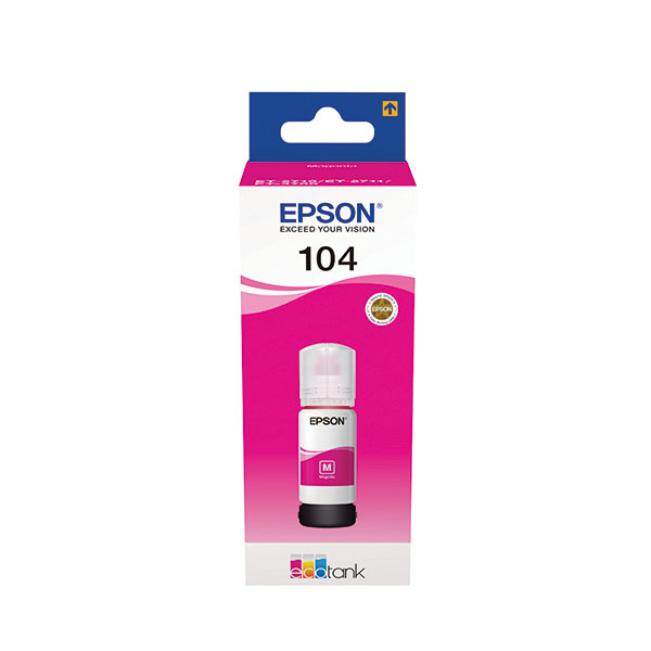 Epson 104 Ink Bottle EcoTank Magenta