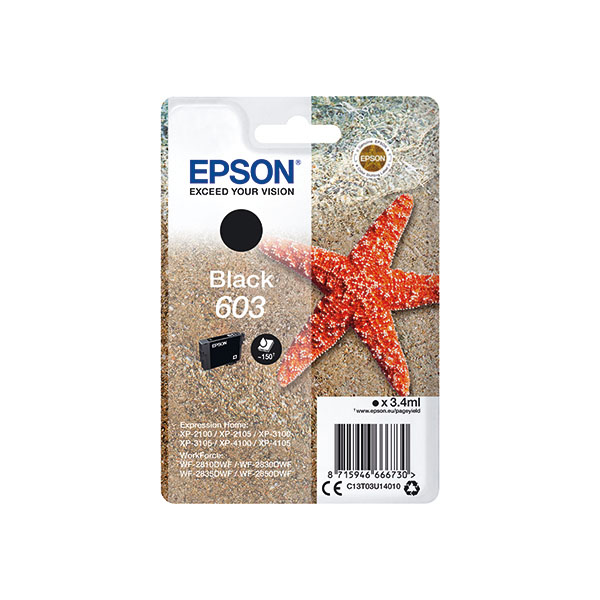 Epson 603 Starfish Ink Cart Black