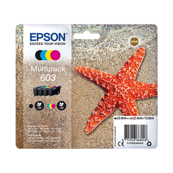 Epson 603 Starfish Ink Cart Mpk CMYK