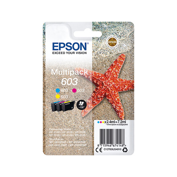 Epson 603 Starfish Ink Cart Mpk CMY