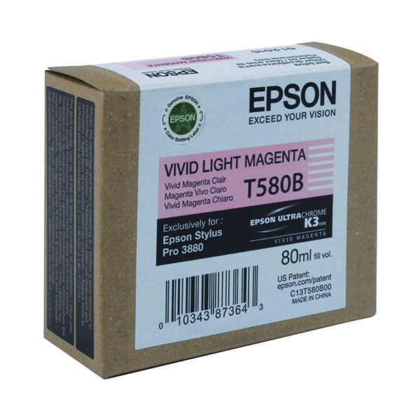 Epson T580B Ink Cart Vivid Light Mag