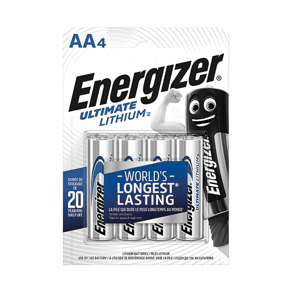 Energizer Ultimate AA Battery Pk4