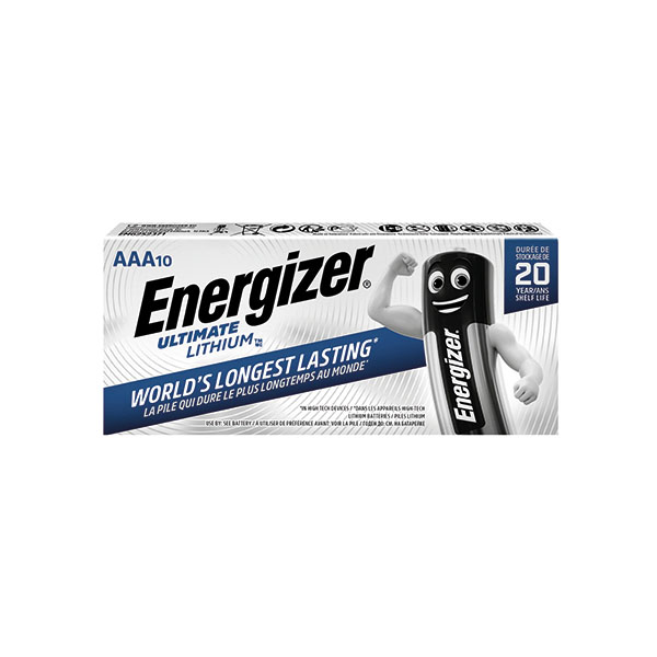 Energize Ultimate Batteries AAA Pk10