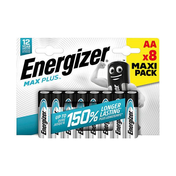 Energizer Max Plus AA Battery Pk8