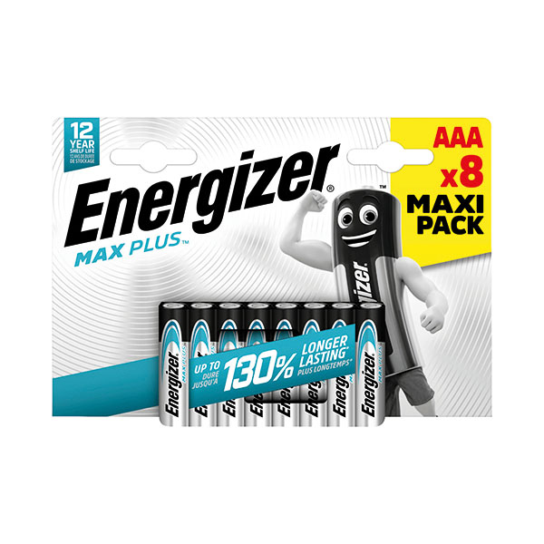 Energizer Max Plus AAA Battery Pk8