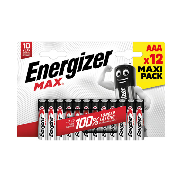 Energizer Max AAA Battery Pk12