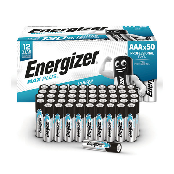 Energizer Max Plus AAA Battery Pk50