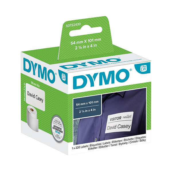 Dymo Shipping Labels 54x101 Blk/Wht