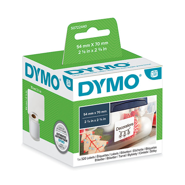 Dymo Multipurpose Labels 54x70mm