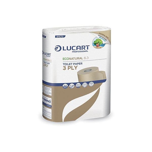 Lucart EcoNatural 6.3 Toilet Rl Pk72