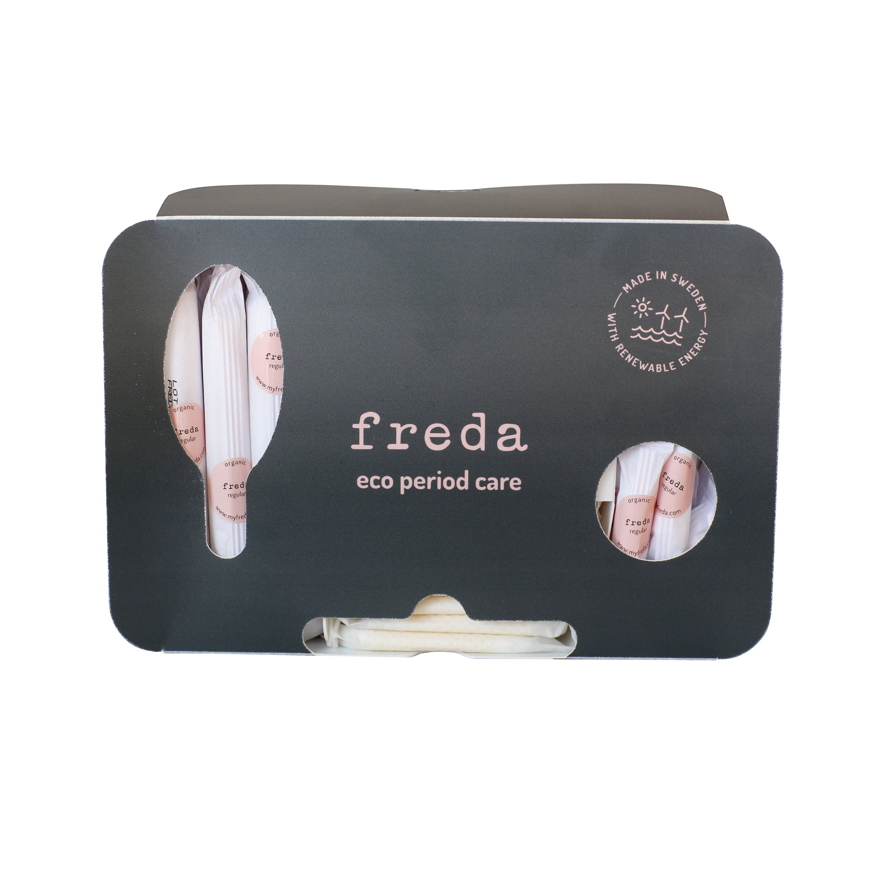 Freda Dispenser 60 Pads + Tampons