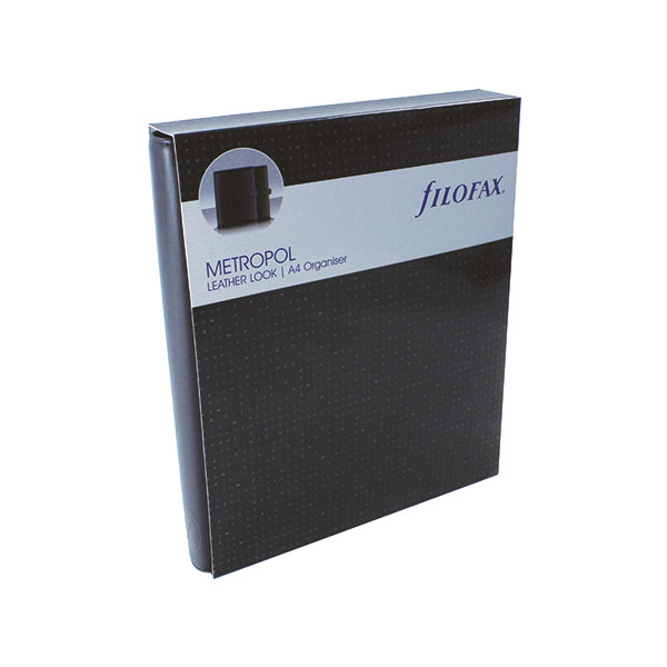 Filofax A4 Metropol Organiser Black