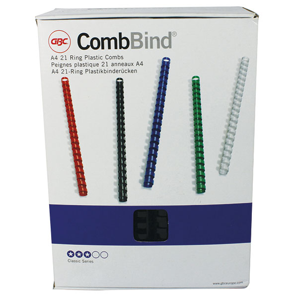 GBC CombBind A4 22mm Bind Comb Pk100