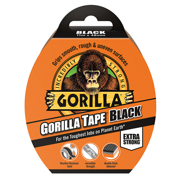 Gorilla Tape 48mmx11m Black 3044001