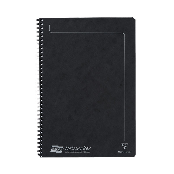 Europa A4 Sidebnd Notemaker Blk Pk10