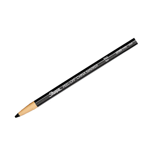 Sharpie China Marker Black Pk12