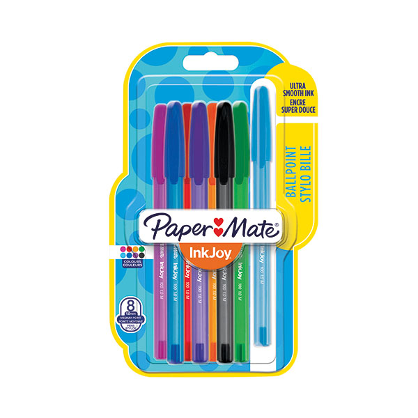 Papermate Inkjoy 100 Stick Ast Pk8