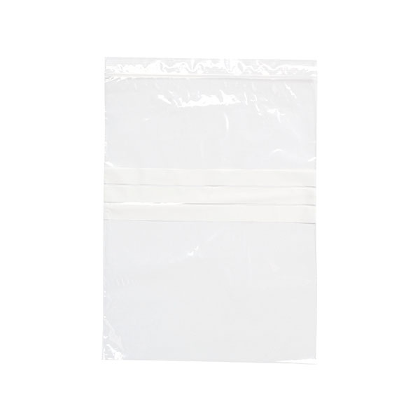 Write On Minigrip Bag 205x280mm