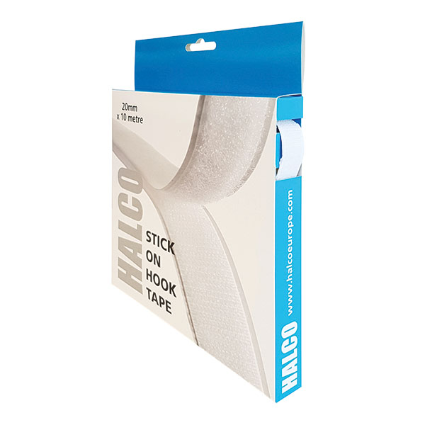 Halco Stick Hook Roll 20mmx10m Wht