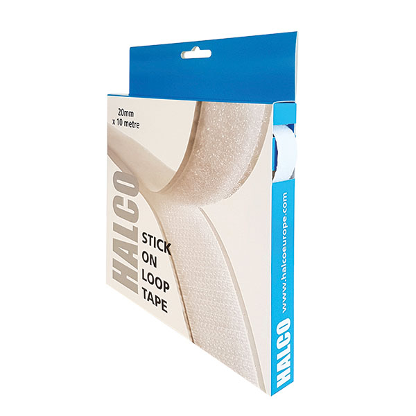 Halco Stick Loop Roll 20mmx10m Wht